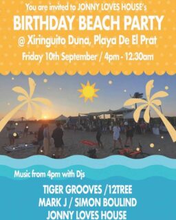 Beach Party ar Duna, el Prat Playa, Friday 10th from 4pm