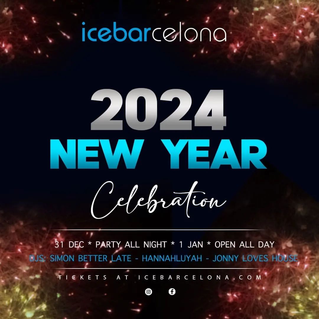 Happy new year! I am djing till 8pm at icebar now...