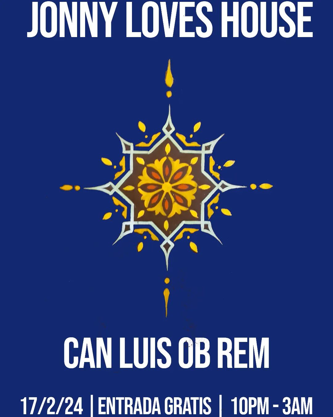 Back @obremcanluis Saturday 17th February. 10pm - 3am, free entry