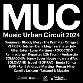 Espero con ansias este viernes donde estaré tocando 2 sets @botanicus.barcelona 6pm - 7.30pm y @bartrikini 9pm - 10.30pm como parte del Urban Music Circuit @poblenouud